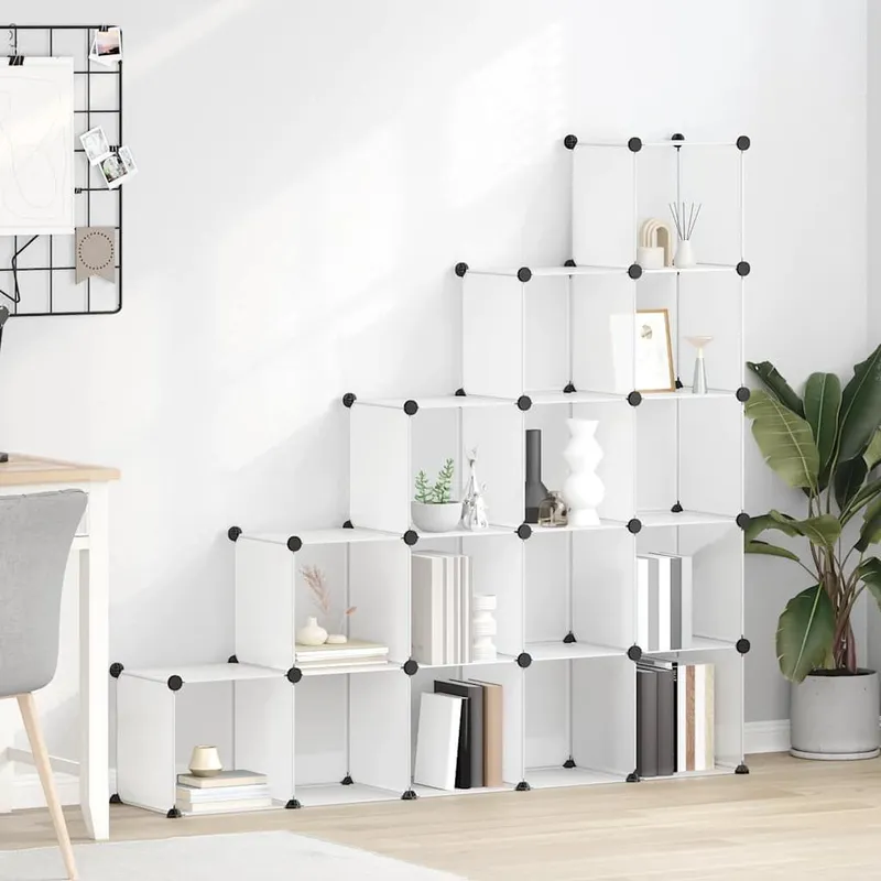 Cubes de rangement 15 pcs Transparent PP