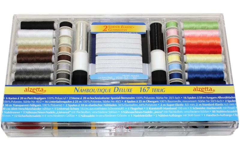 Mono-Quick Nähset Deluxe 167 pezzi, multicolore