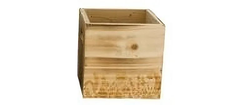 CHALET Pflanzengefäss 10 x 10 x 10 cm, naturale