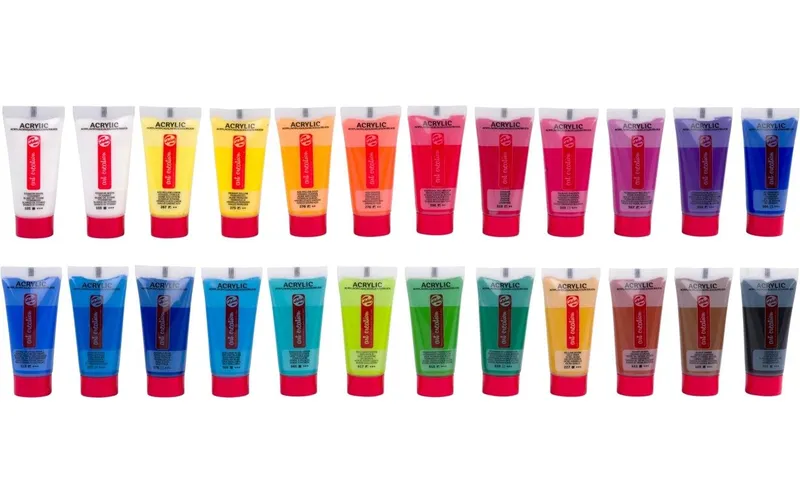 Talens Acrylfarbe Art Creation 24 er Set, multicolore