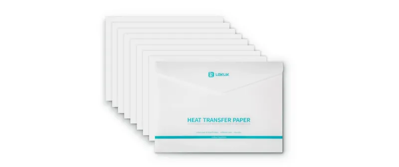 LOKLIK Transferpapierbogen A4, 8 Stück, Schwarz