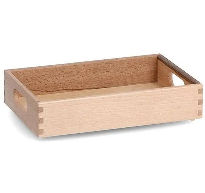 Zeller Present Aufbewahrungskiste Buche 30 x 20 x 7 cm, Braun