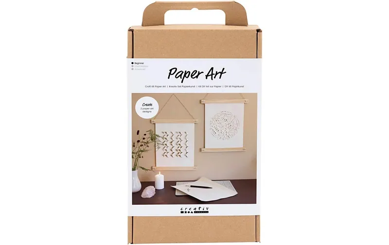Creativ Company Bastelset Papierkunst con 3D-Effekt