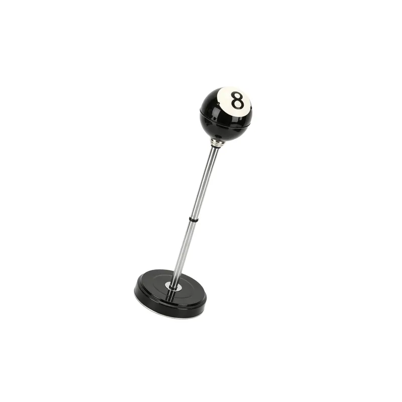 relaxdays Standaschenbecher black/Silber/white