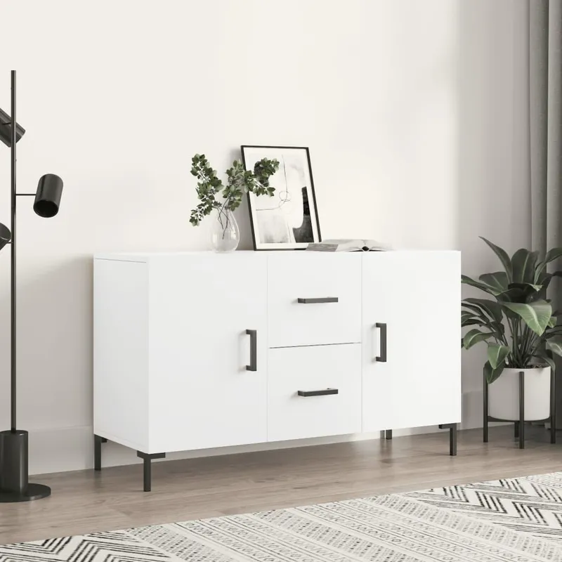 Sideboard bianco 100x36x60 cm derivato del legno
