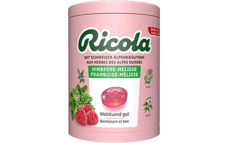 Ricola Bonbons Himbeere-Melisse Dose 100 g