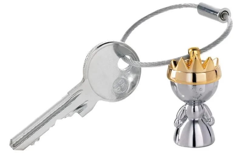 Troika Schlüsselanhänger Little Queen Silber / Gold