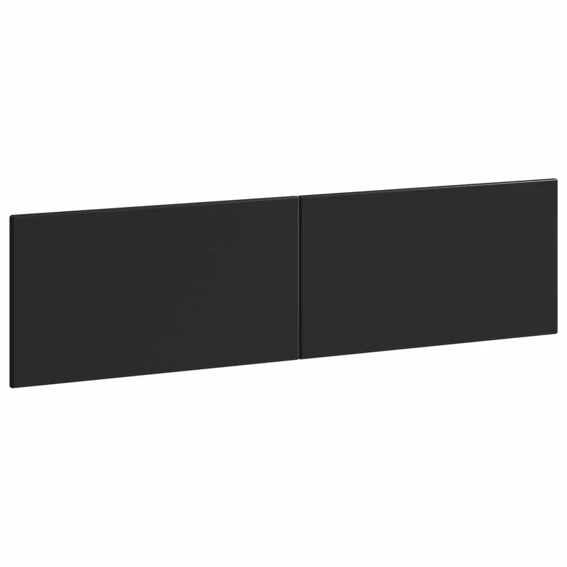 Wandmontiertes Kopfteil BREDA nero derivato del legno