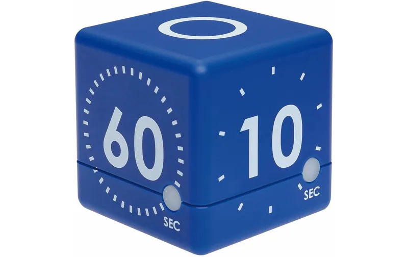 TFA Dostmann Küchentimer Cube bleu