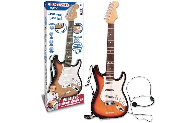 Bontempi Musikinstrument Elektronische Rockgitarre