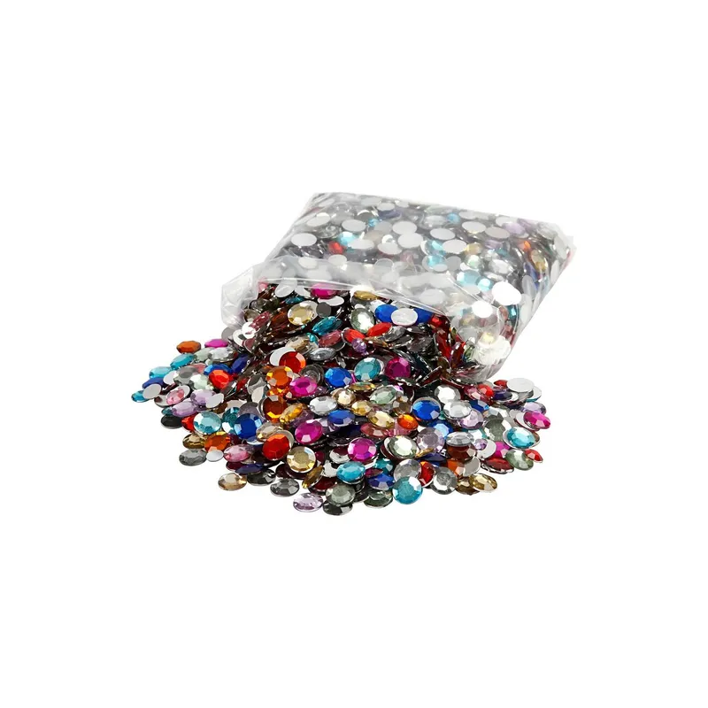 Creativ Company Strasssteine rund D 6.9.12 mm Sortierte Farben 3600 Stk