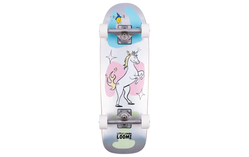 Loomi Boards Skateboard Corkgrip Unicorn 24.75"