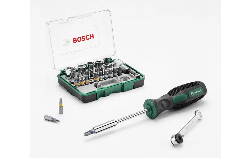 Bosch Bit-ensemble + Handschraubendreher, 27-teilig
