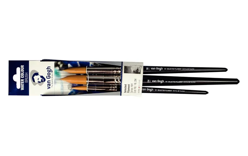 Van Gogh Aquarellpinsel Series 191 Aquarell, 3 pièces