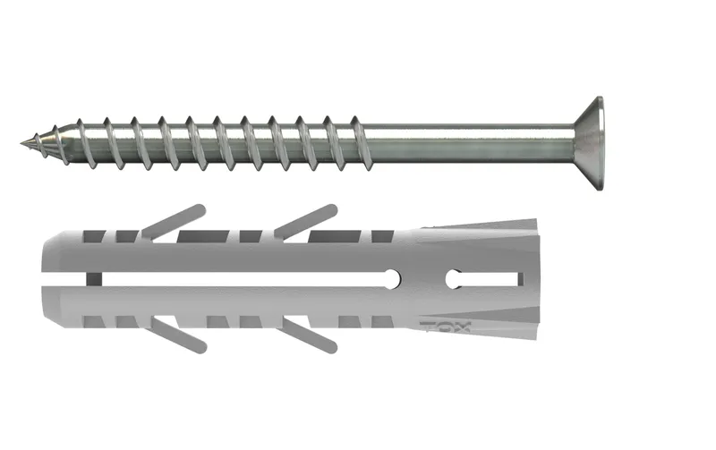 Tox-Dübel Spreizdübel Barracuda 6x30 mm, inkl. Schraube 12 pezzi