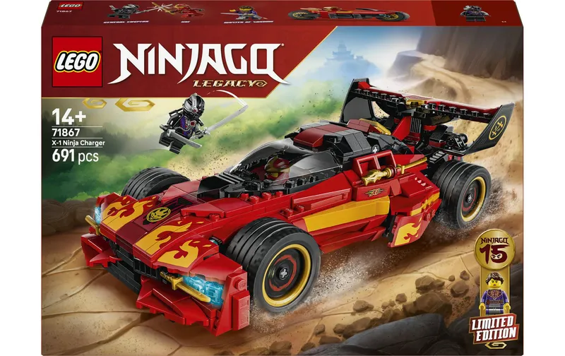 LEGO® Ninjago 15-jähriges Jubiläum des X-1 Ninja Supercar 71867