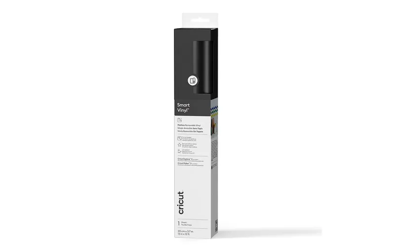 Cricut Vinylfolie Smart ablösbar 33 x 366 cm, 1 pieces, black