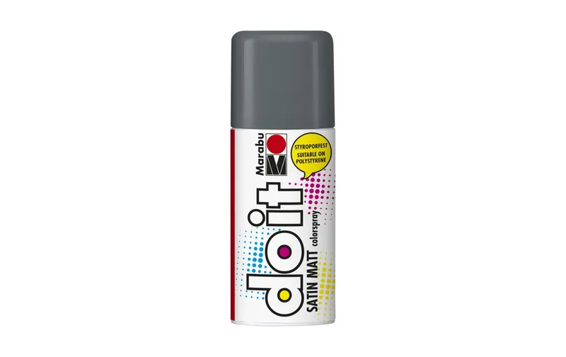Marabu Sprühfarbe do it Satin 150 ml, Dunkelgrau