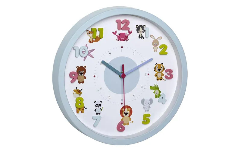 TFA Dostmann Wanduhr Little Animal multicolore