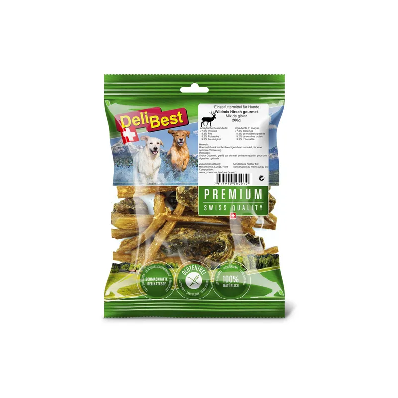 DeliBest Kausnack Premium Natura Kaumix 250 g