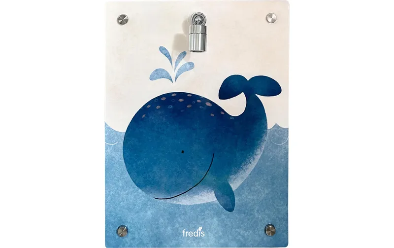 Fredis Kinderdusche Wal 40 x 30 cm