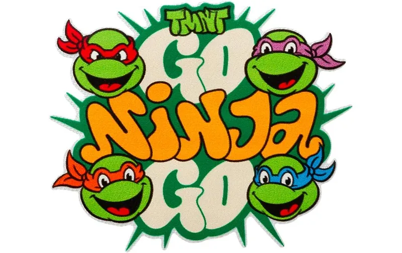 Guardi Aufbügelbild Ninja Turtle 1 pezzi