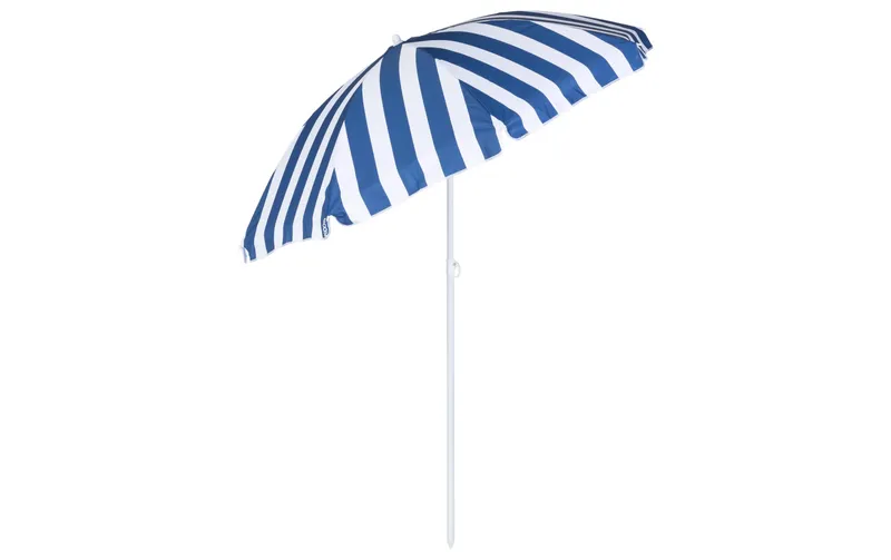 KOOR Sonnenschirm Marino 180 cm, bleu/blanc