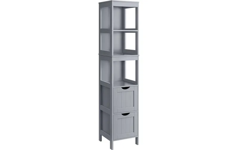 VASAGLE cassettiera in Landhausstil 30 x 141.5 cm, grigio