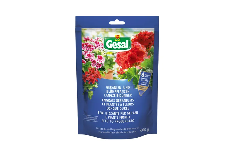 Gesal Gesal Geranien und Blühpflanzen Langzeit-Dünger 600 g 600 g