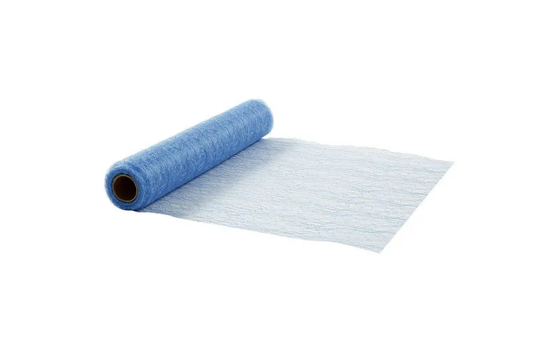 Creativ Company Tischläufer Netz 30 cm x 1000 cm, blue