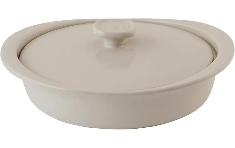BergHOFF Auflaufform avec Deckel Leo Balance MM Rund, beige