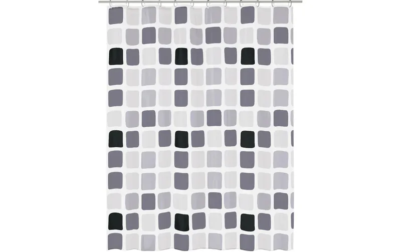 Kleine Wolke Duschvorhang Sonny 180 x 200 cm, antracite