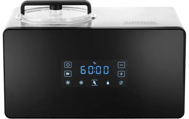 Gastroback Glacemaschine Advanced Control 1.5 l, nero/Silber
