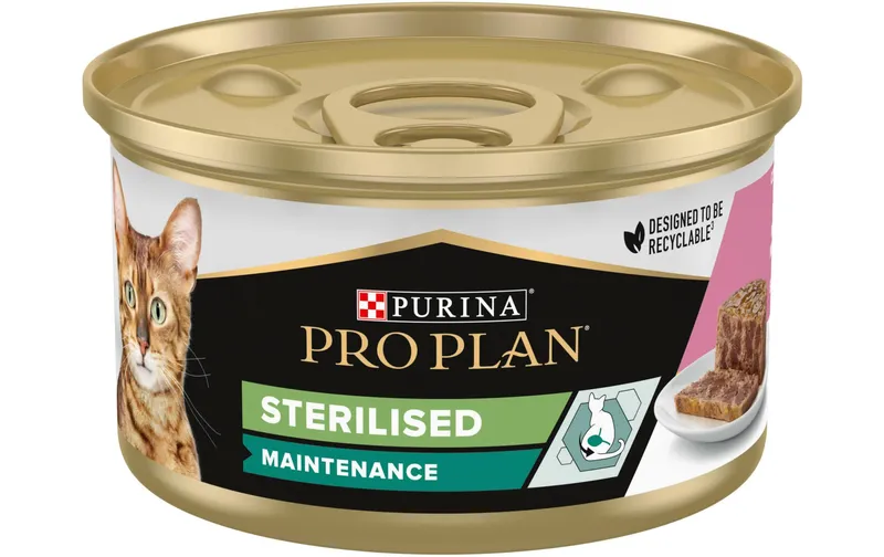 Purina Pro Plan Sterilised Maintenance avec Thunfisch et Lachs 24 x 85 g