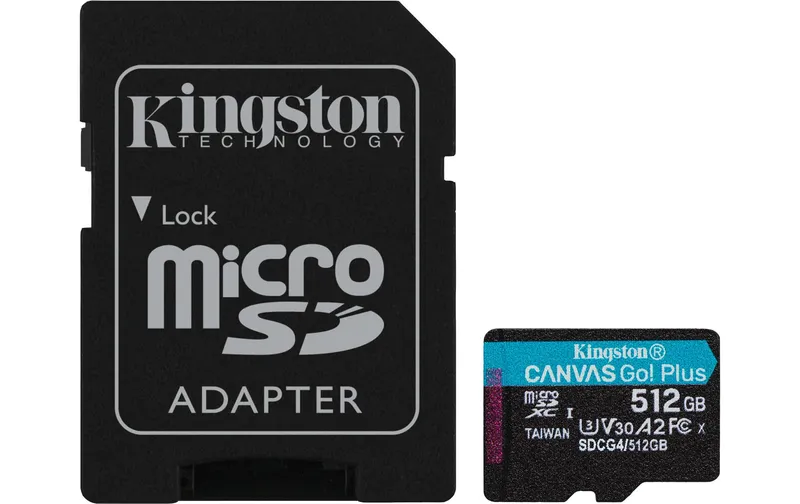 Kingston microSDXC-Karte Canvas Go! Plus 512 GB