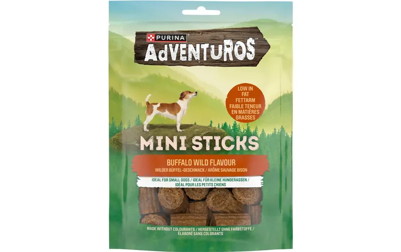 Purina AdVENTuROS Mini Sticks Büffel 90 g