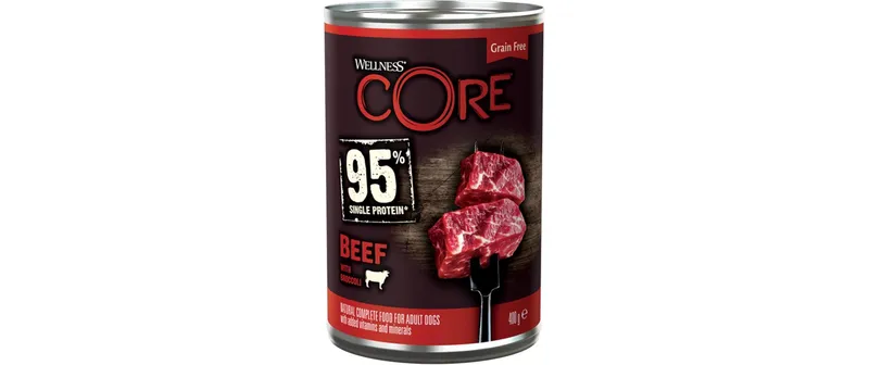 Wellness Core Nassfutter Rind, Brokkoli 400g