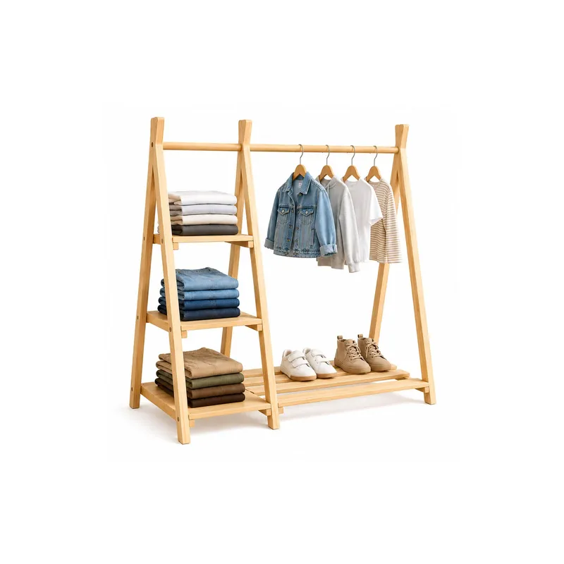 relaxdays Garderobenständer x , Braun