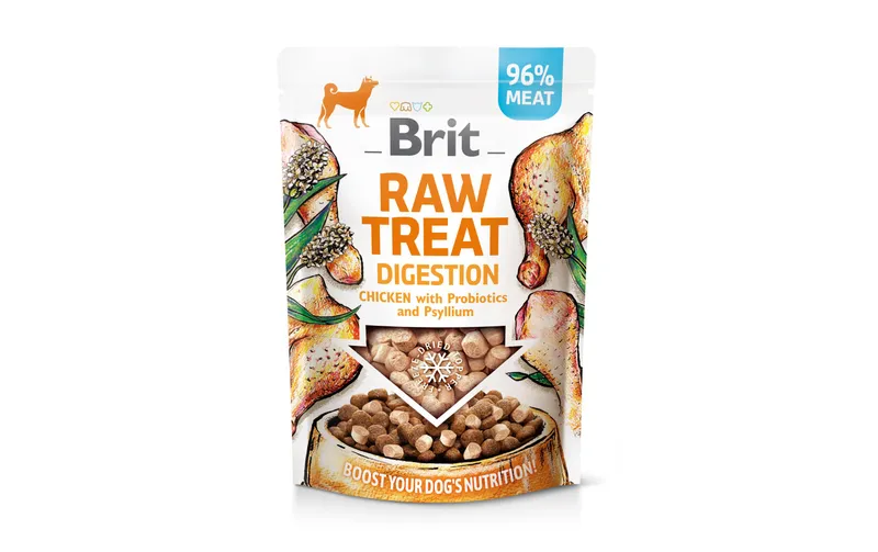 Brit Leckerli Raw Treat Huhn Digestion 40 g