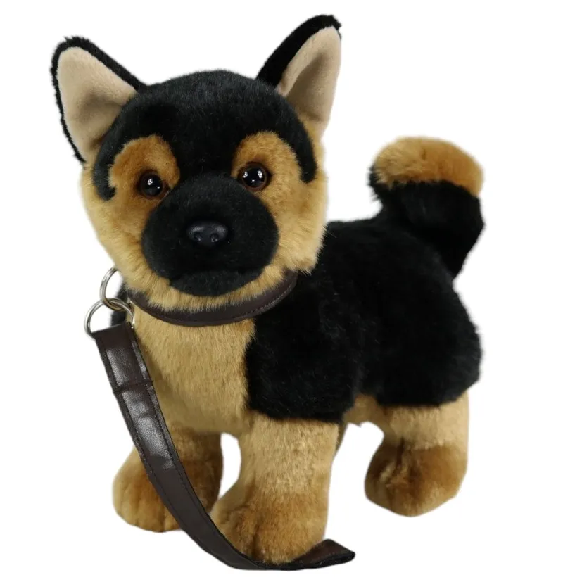 Plüsch Schäferhund with Leine