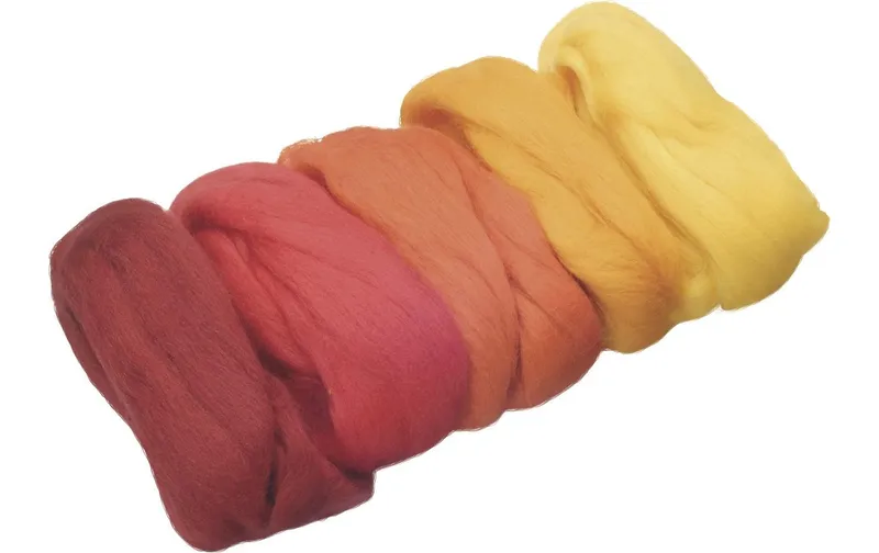 Heyda Filzwolle Merino Mix 50 g, rouge