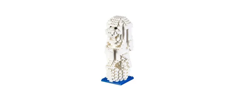 BRIXIES Bausteinmodell Merlion aus 436 Bausteinen