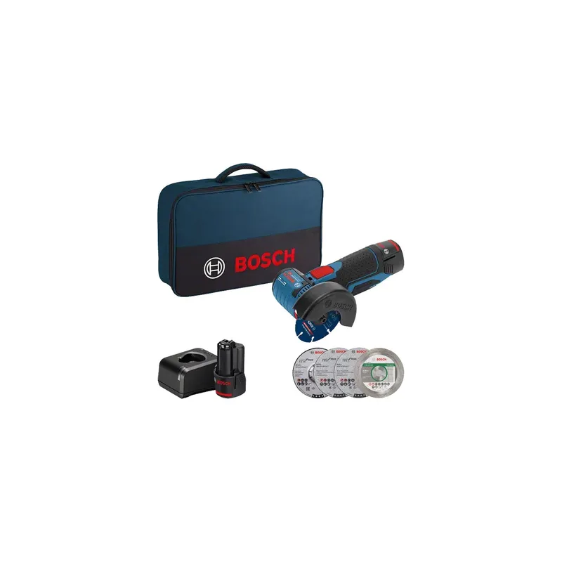 Bosch Professional Winkelschleifer GWS 12 V-76 Set