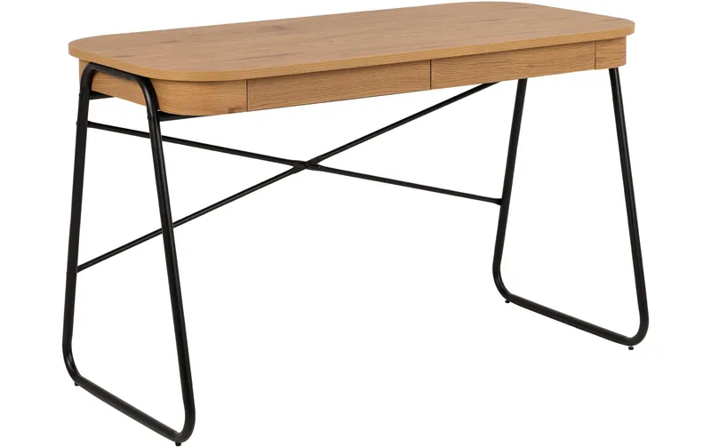 AC Design table Blueton, black matt / Wildoak matt