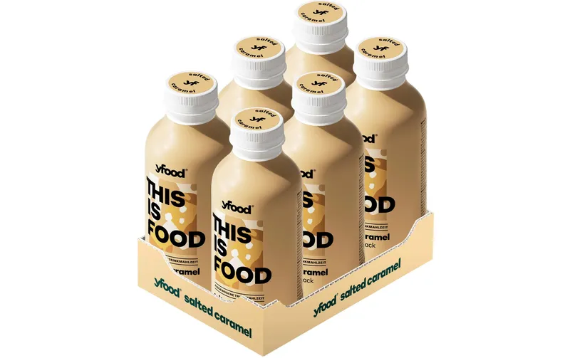 YFOOD Trinkmahlzeit Salted Caramel 6 x 500 ml