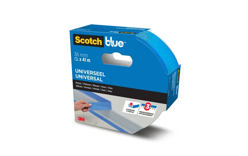 Scotch Malerabdeckband ScotchBlue Premium 36 mm x 41 m, Blau
