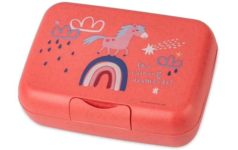 Koziol Lunchbox CANDY L DREAMS coral red rouge