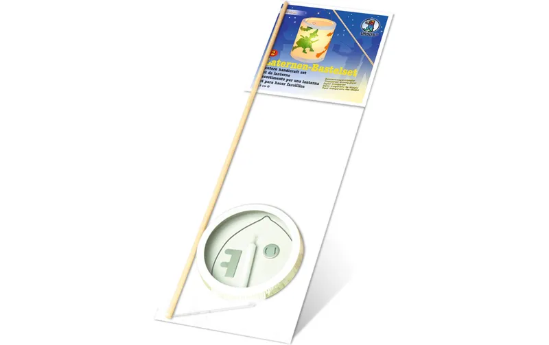 URSUS Kit de fabrication de lanternes blanc 20 x 15,3 cm en papier transparent