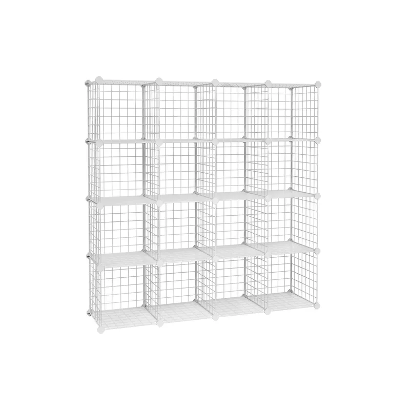 Songmics shelf with Gitterwürfeln in , white