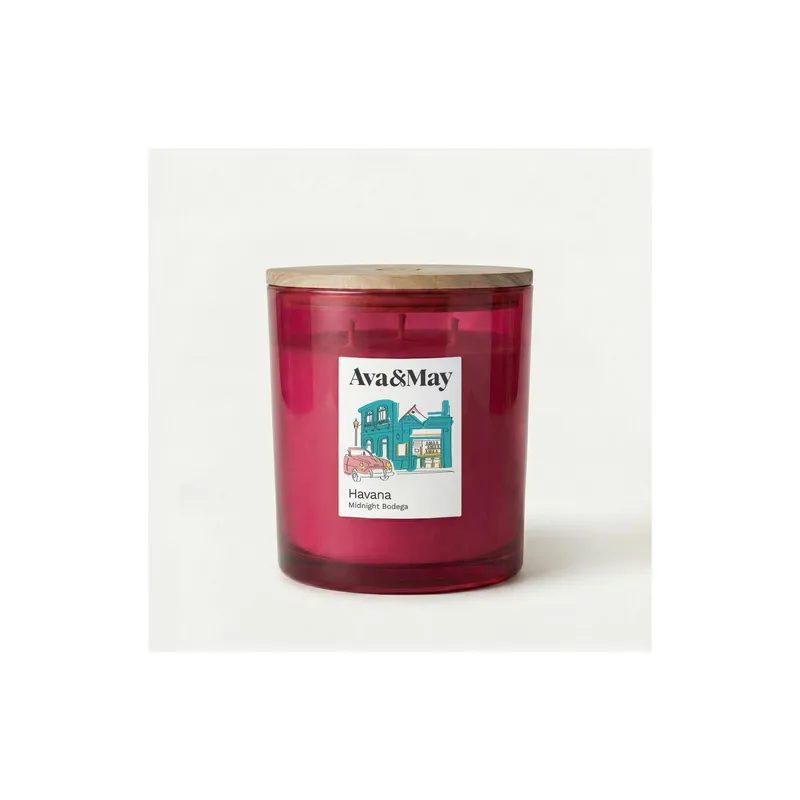 AVA & MAY Candela profumata Havanna 550 g